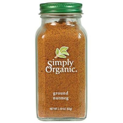 Simply Organic Ground Nutmeg, Certified Organic | 2.3 oz | Myristica fragrans