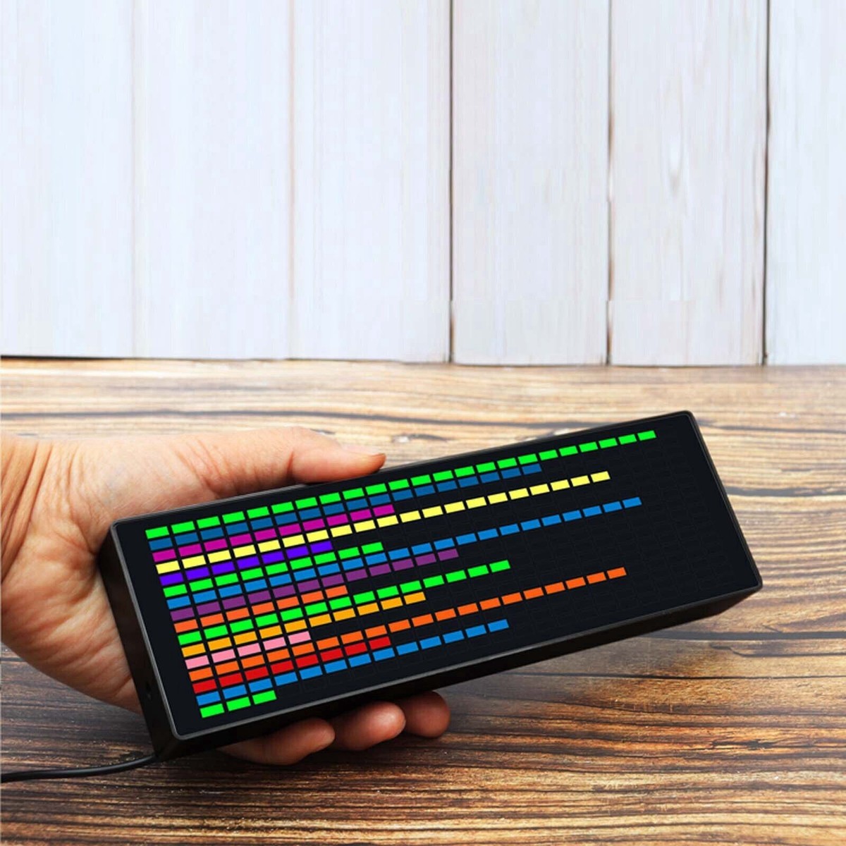 Analyseur Audio LED RGB Spectre Musical - Indicateur Niveau Sonore VU Lumineux
