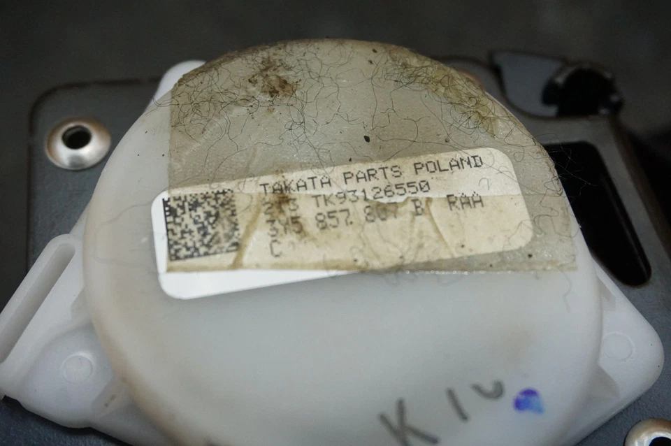 Retractor de cinturón de seguridad de pasajero central trasero OEM 3Y5857807B Bentley Mulsanne 10-20 Foto 4 de 4