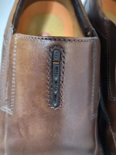 Men's Clark's Unstructured Size 8 1/2 Medium Style 87743 Leather Loafer Brown - Picture 6 of 9