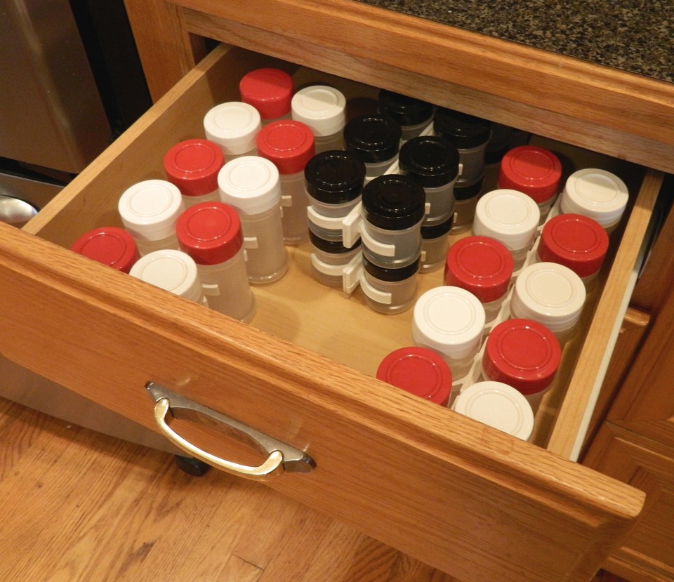 SpiceStor Organizer Rack 20 Door Spice Clips FAST US SHIPPING