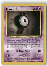 Pokemon Unown [I] 68/75 Psychic Neo Discovery Common