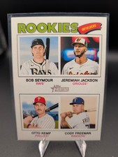 2026 Topps Heritage SP #377 Seymour  Jackson / Kemp / Freeman Rookie Short Print