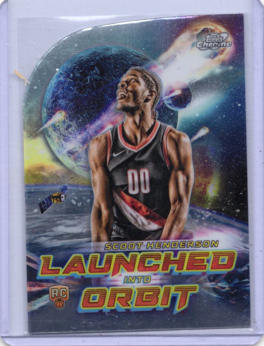 2023-24 Topps Cosmic Chrome - Launched Into Orbit Scoot Henderson #LIO-4 (RC)