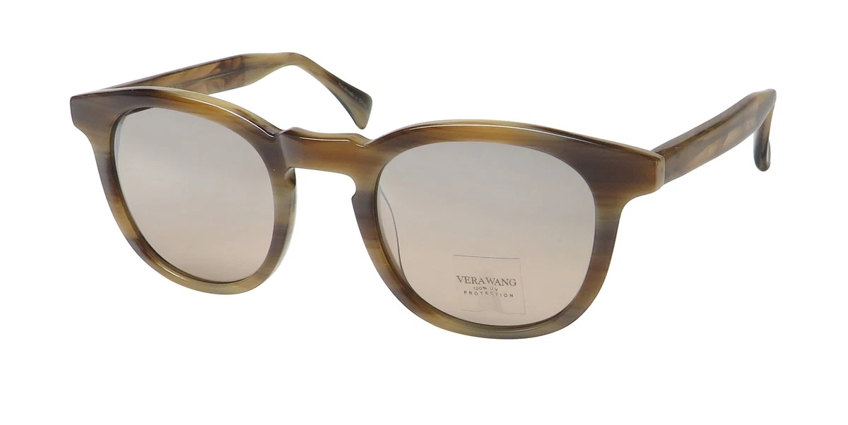 Vera Wang Soline Matte Sunglasses Mirrored Round Amazon.com: Vera Wang Millie BK Eyeglasses Women main image 3