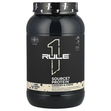 RULE 1 SOURCE 7 PROTEIN 2LB COOKIES N CREAM 11.50 per gallon