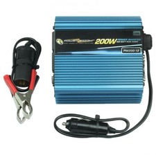 Power Bright 200W Power Inverter 12V 400W Peak Surge