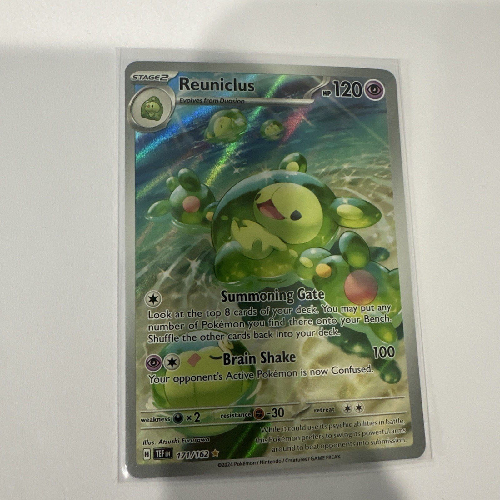Reuniclus - 171/162 - Pokemon Temporal Forces Illustration Rare Card NM