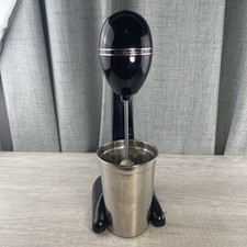 Hamilton Beach Milkshake Mixer Cup Model P97271 Black and Chrome Works Great