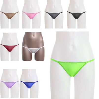 Women Thongs Seamless Panties Mini Briefs Casual Swimwear Night Underwear Club
