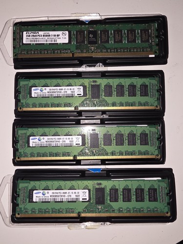 4 x 2 GB DDR3 Modul Arbeitsspeicher Samsung Elpida RAM
