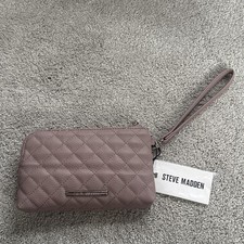 NWT Steve Madden Quilted Btrell Wristlet - Pretty Mauve MSRP 44