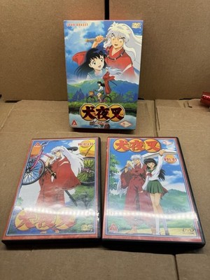 INUYASHA Box Set Vol 1-3 Anime DVD Japanese  Rare OOP Manga A video Collectors