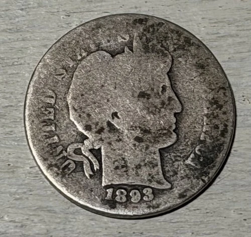 1893 O Barber Dime 10c New Orleans Mint Rare Nice Coin For An Album