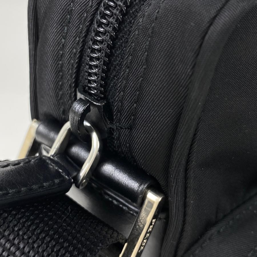 Prada Plate Shoulder Bag Nylon Black BT0169 #BS1591 thumbnail 5