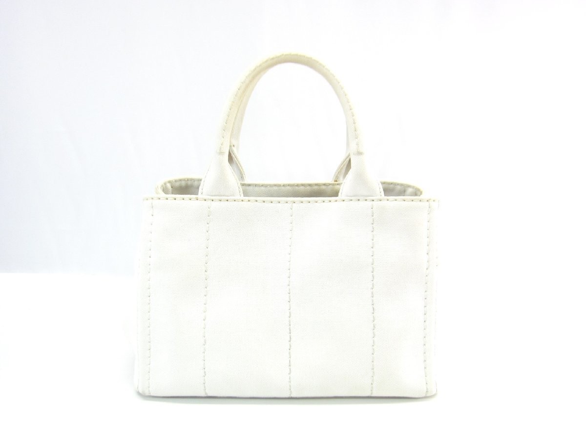 PRADA Hand Tote Bag CANAPA Denim Logo Tote Ladies Bag UP3933 from japan thumbnail 3