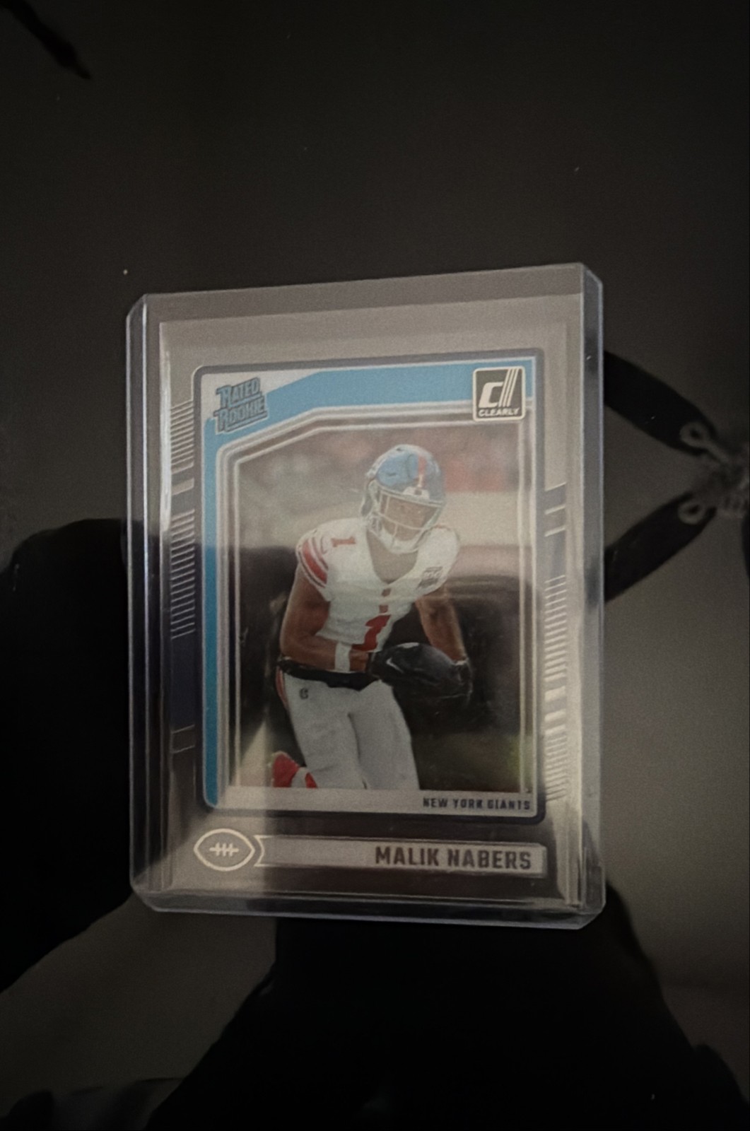 2024 Panini Clearly Donruss - Rated Rookie Malik Nabers #55 (RC)