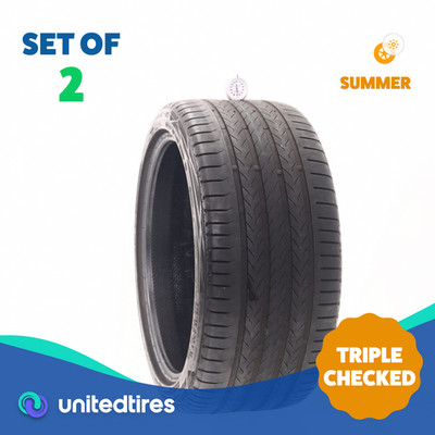 Set of (2) Used 275/35R20 Continental EcoContact 6Q MO 102Y - 6.5/32