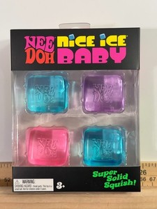 Image of BRAND NEW 4 Pack SEALED Needoh Nice Ice Baby Bundle (Mini Nice Cubes) IN HAND