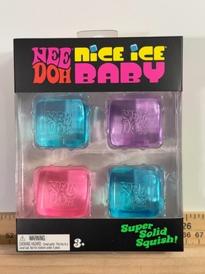 BRAND NEW ~ 4 Pack SEALED Needoh Nice Ice Baby Bundle (Mini Nice Cubes) IN HAND