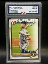 2022 BOWMAN DRAFT #BD132 JACOB MISIOROWSKI 1st BOWMAN PCG GEM-MINT 10 RC 📈