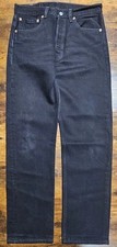 VTG Levi Strauss  Co 501 Men's Size 32x32 Button Up Black Jeans Made In USA