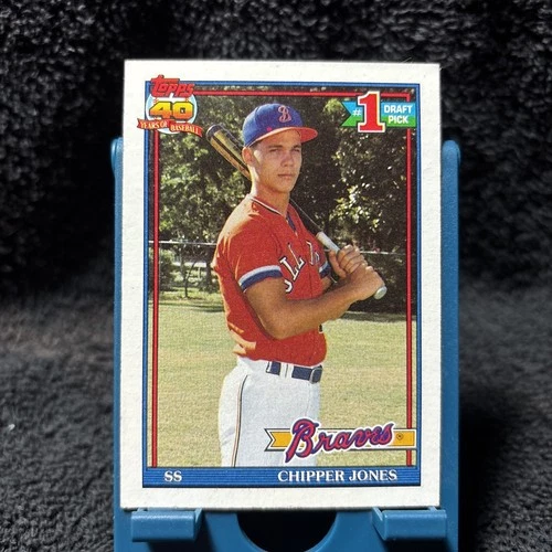 1991 Topps - Chipper Jones #333 (RC) 💎🔥💎🔥💎🔥