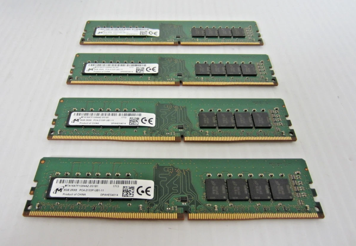 Micron DDR4 SDRAM 8 GB Capacity per Module DIMM Computer Memory