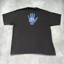 Vintage 90s Planet Hollywood Shirt Mens XL Fifth Anniversary Made in USA Band