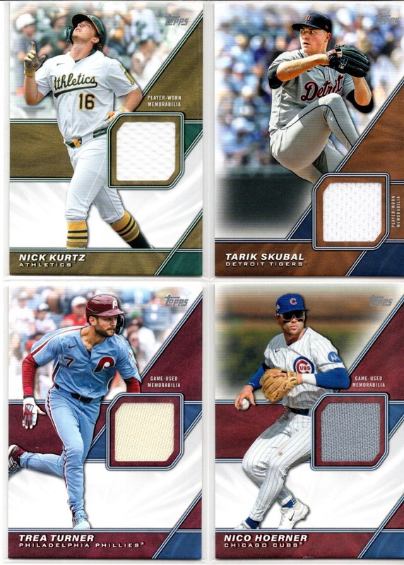 Tarik Skubal & Stars 2026 Topps premium relic lot.