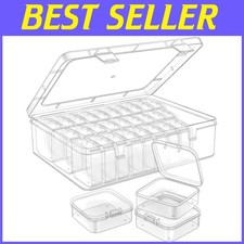 Mini Clear Storage Containers for Jewelry Making