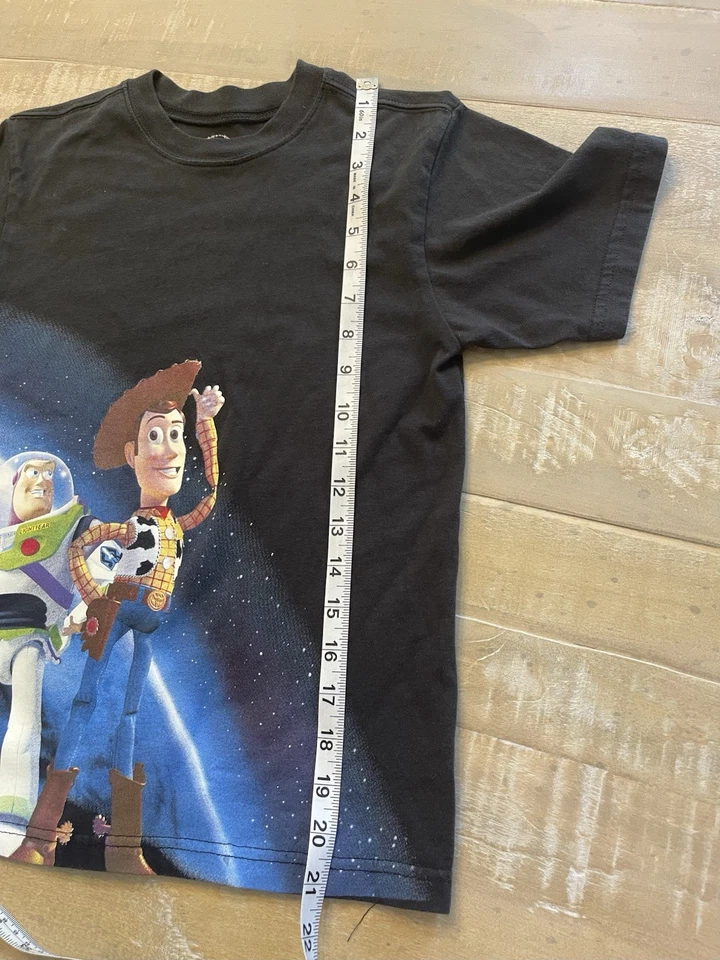 Camiseta RARA Disney Store EXCLUSIVA Toy Story Buzz & Woody Niño Mediana LK NUEVA Foto 4 de 4