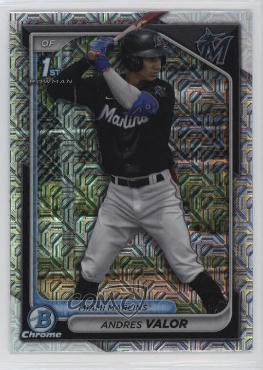 2024 Bowman Chrome Prospects Mega Box Mojo Refractor Andres Valor #BCP-196 uk2