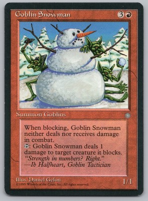 MTG Singles - Ice Age - Goblin Snowman -H425