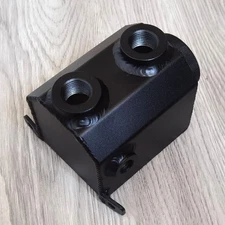 Aluminum 1/2 NPT Coolant Recovery Expansion Tank Supercharger Reservoir Tank