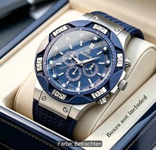 urbanes Accessoires Quarz Uhr blau 44 mm Sili...