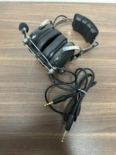 AVCOMM AC-200PNR Passive Aviation Headset Dual Plug Very Good 4E