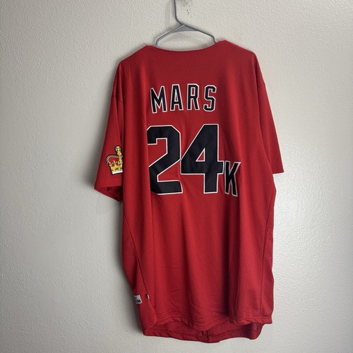 Bruno Mars Hooligans Mars 24K Baseball Jersey Vintage Size XXL - Bild 4 von 8