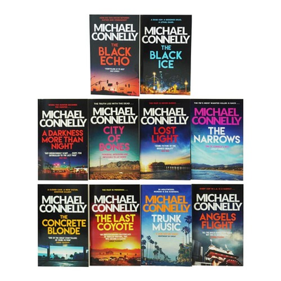 #ad Harry Bosch 10 Book Collection Michael Connelly Crime Thriller Set PB $39.99
