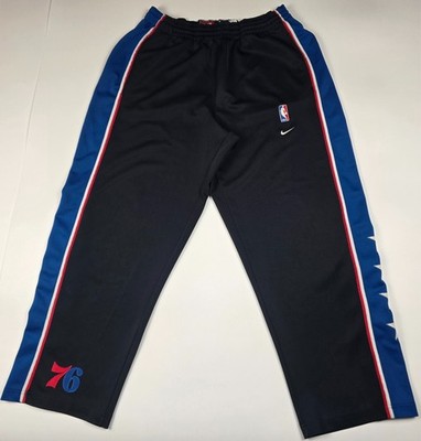 Vintage Nike NBA Philadelphia 76ers Rewind 77 Snap Tearaway Warm Up Pants L