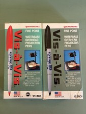 Box of Red and Black Vis-A-Vis Vintage Wet-Er...