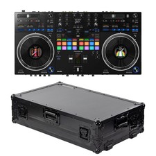 Bundle- Pioneer DJ DDJ-Rev7 W/Odyssey FZGSREV7WBL Black Label Glide Style Flight
