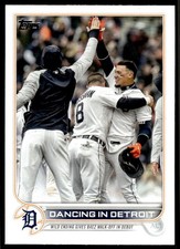 2022 Topps Update Dancing in Detroit (Javier Baez/Robbie Grossman) Detroit