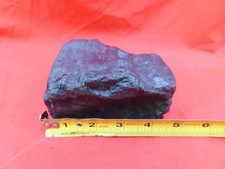 1 lb 7 OZ GRAN TROZO DE CARBÓN REAL TROZO TRAVIESO NAVIDAD MORDAZA TREN