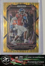 2023 Panini Prizm Draft Picks #150 Jonathan Mingo Prizms Gold Ice