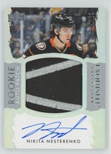 2023-24 UD The Cup Exquisite Collection Patch Nikita Nesterenko RC Auto 10/62