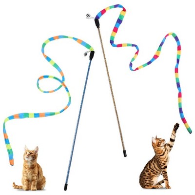 Zelphvt 2 Pcs Interactive 13.78 inches x 7.87 x 0.7 inches, rainbow