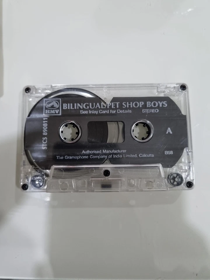 Pet Shop Boys - Двуязычная СДЕЛАННАЯ В ИНДИИ РАСКЛАДУШКА КАССЕТА HMV - Изображение 4 из 4