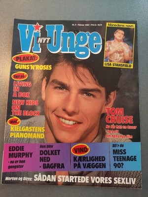 GUNS N' ROSES, LISA STANSFIELD, LIVING IN A BOX in VI UNGE magazine Denmark 1990