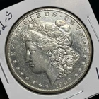 1902-S MORGAN SILVER DOLLAR,  XF DETAILS!